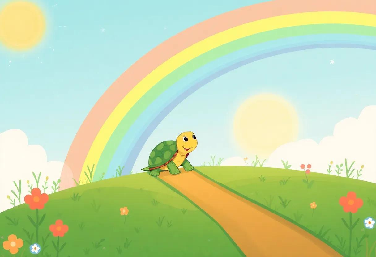 Landing Softly in Dreamland's Magical meadow