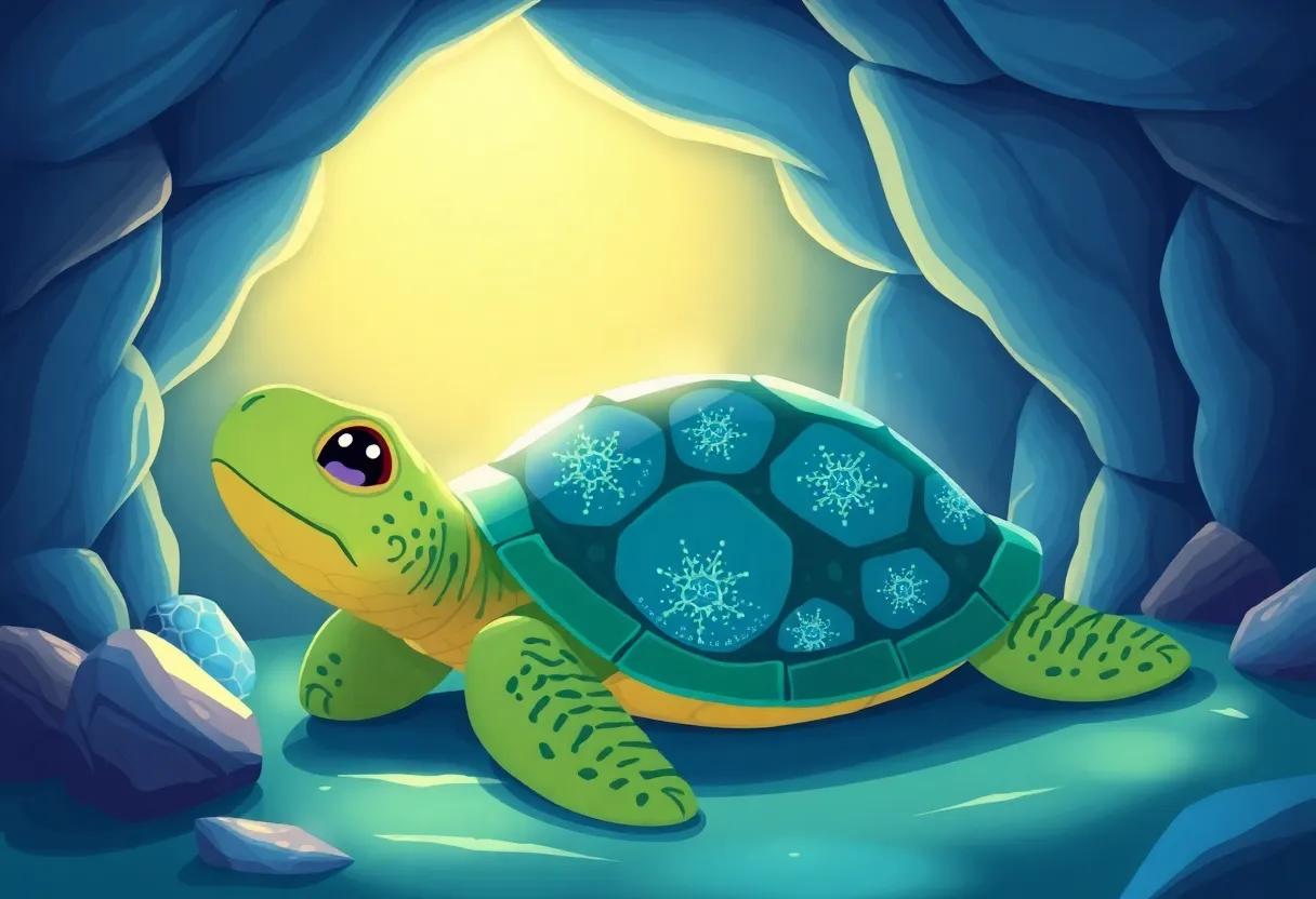 The Gentle Turtle With Eyes That Sparkle