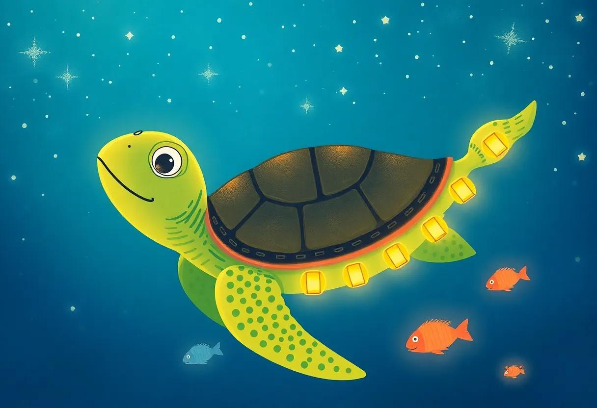 A School of Lantern Fish lighting the Way Home