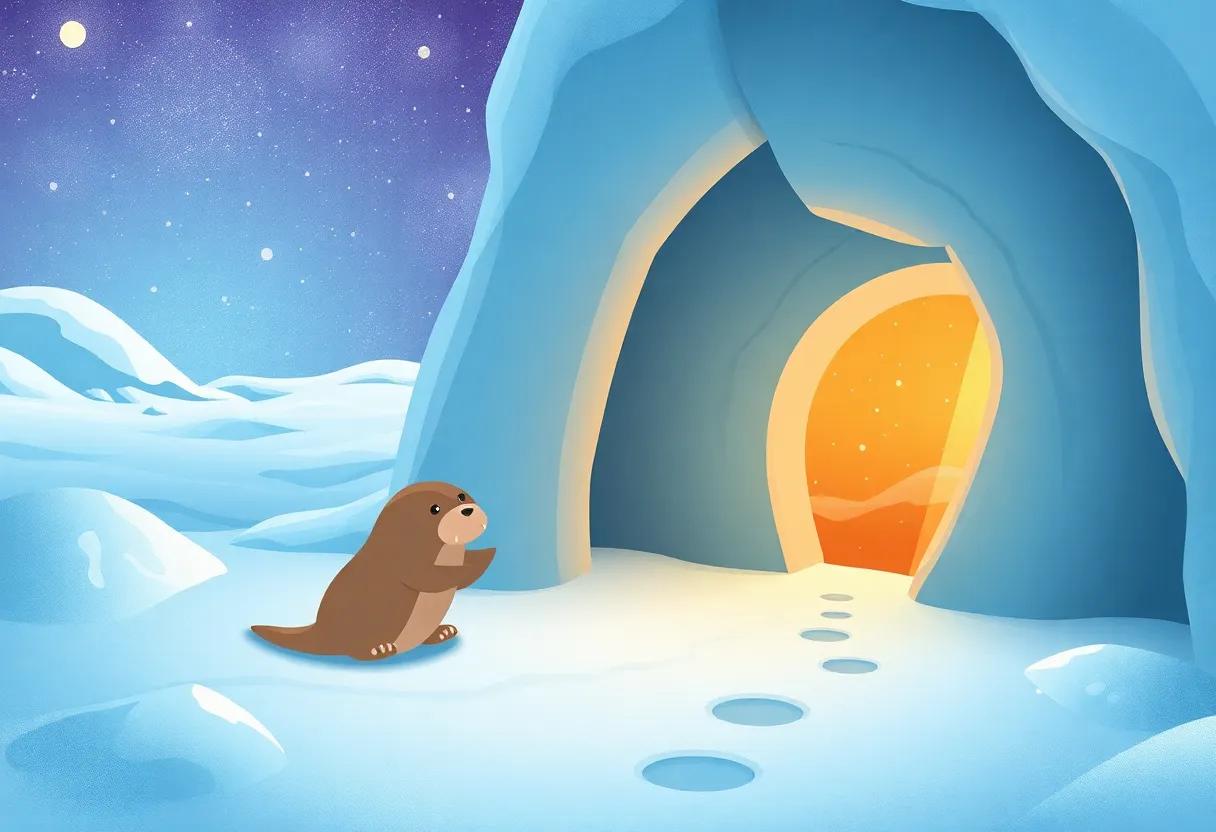 Wally Walrus ‍Discovers ​the Enchanted Igloo Entrance