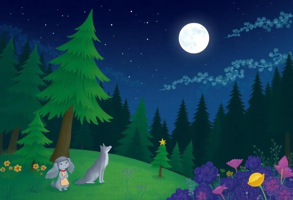 Wally Wolf's Enchanted Forest Awakens Under the Silver Moon