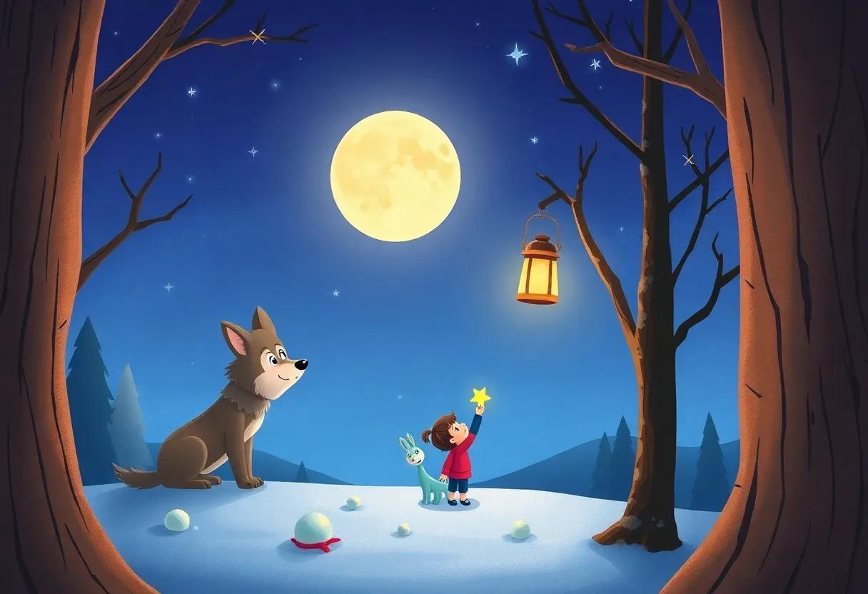 Wally's Sparkling Lantern Guides the Way