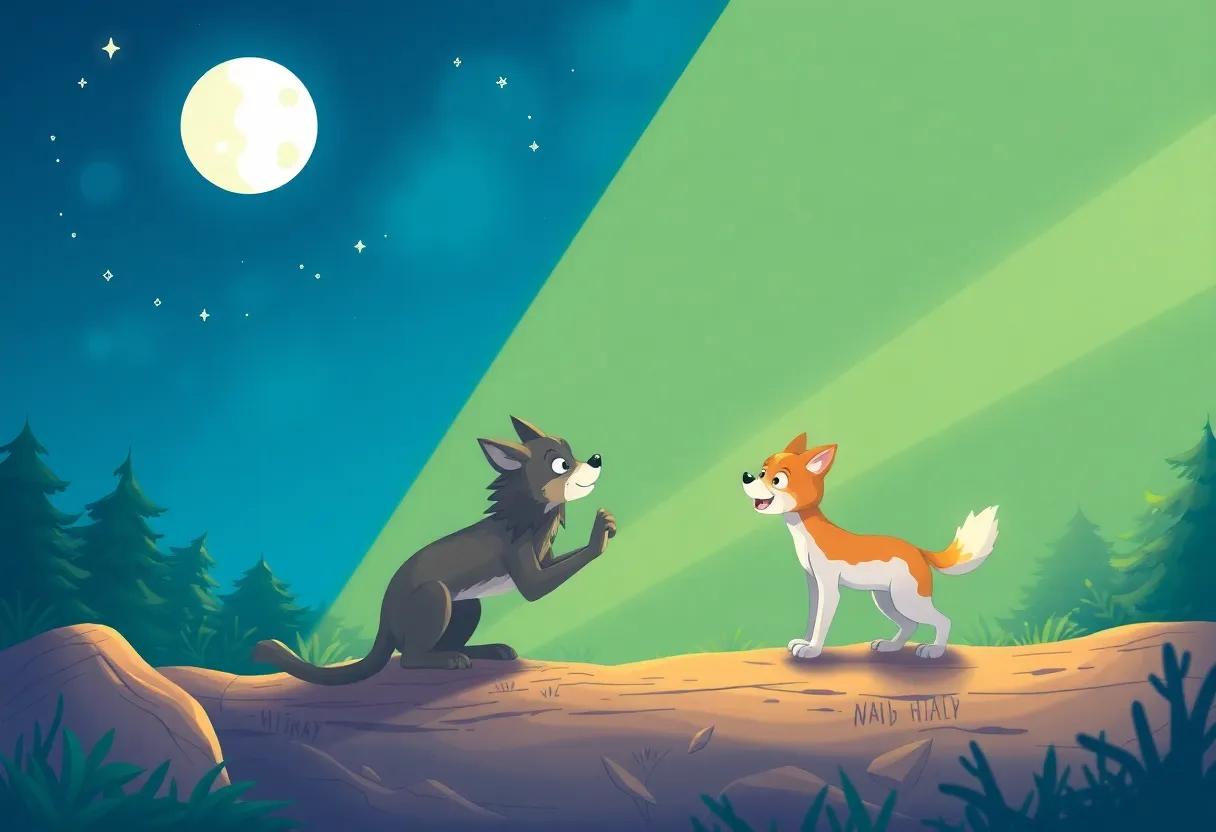 Wally's Surprise Adventure with the Mischievous Moonbeam