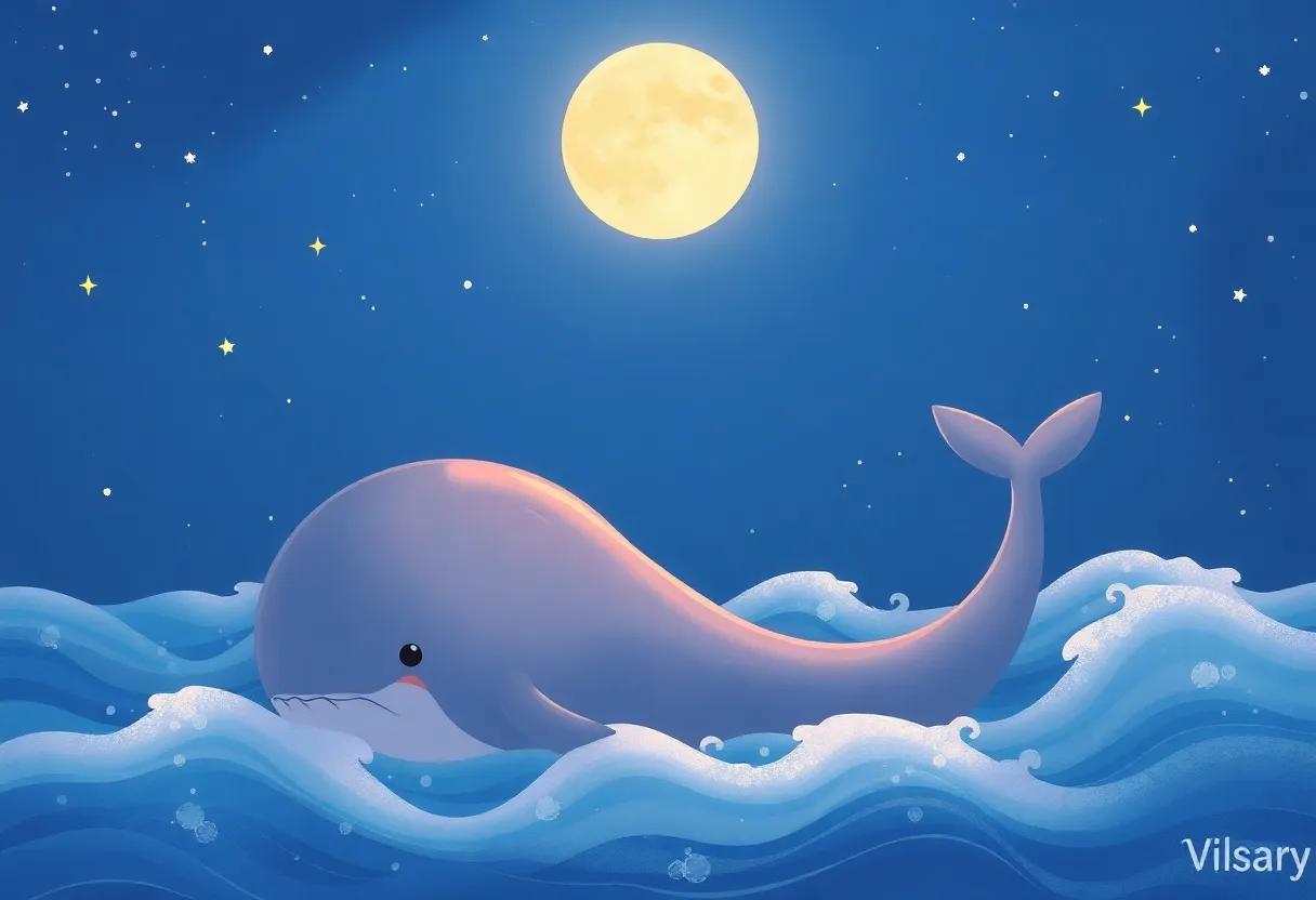 The Whispering Waves Beneath the Moonlit Sea