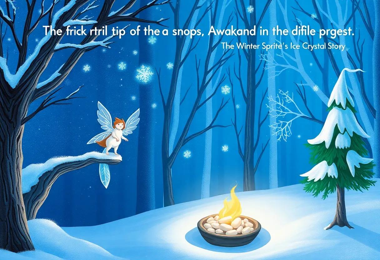 The Winter Sprite Awakens ⁣in a Frosty Forest