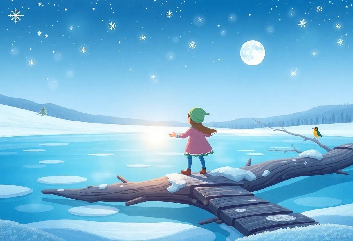 Crossing the Enchanted Frozen Lake