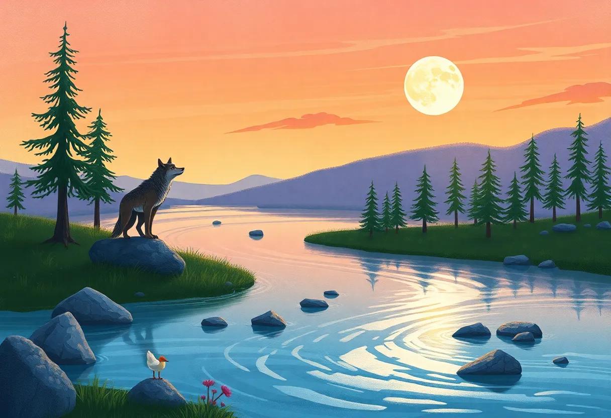 Dreams ⁣Carried Away on the River's Gentle Current