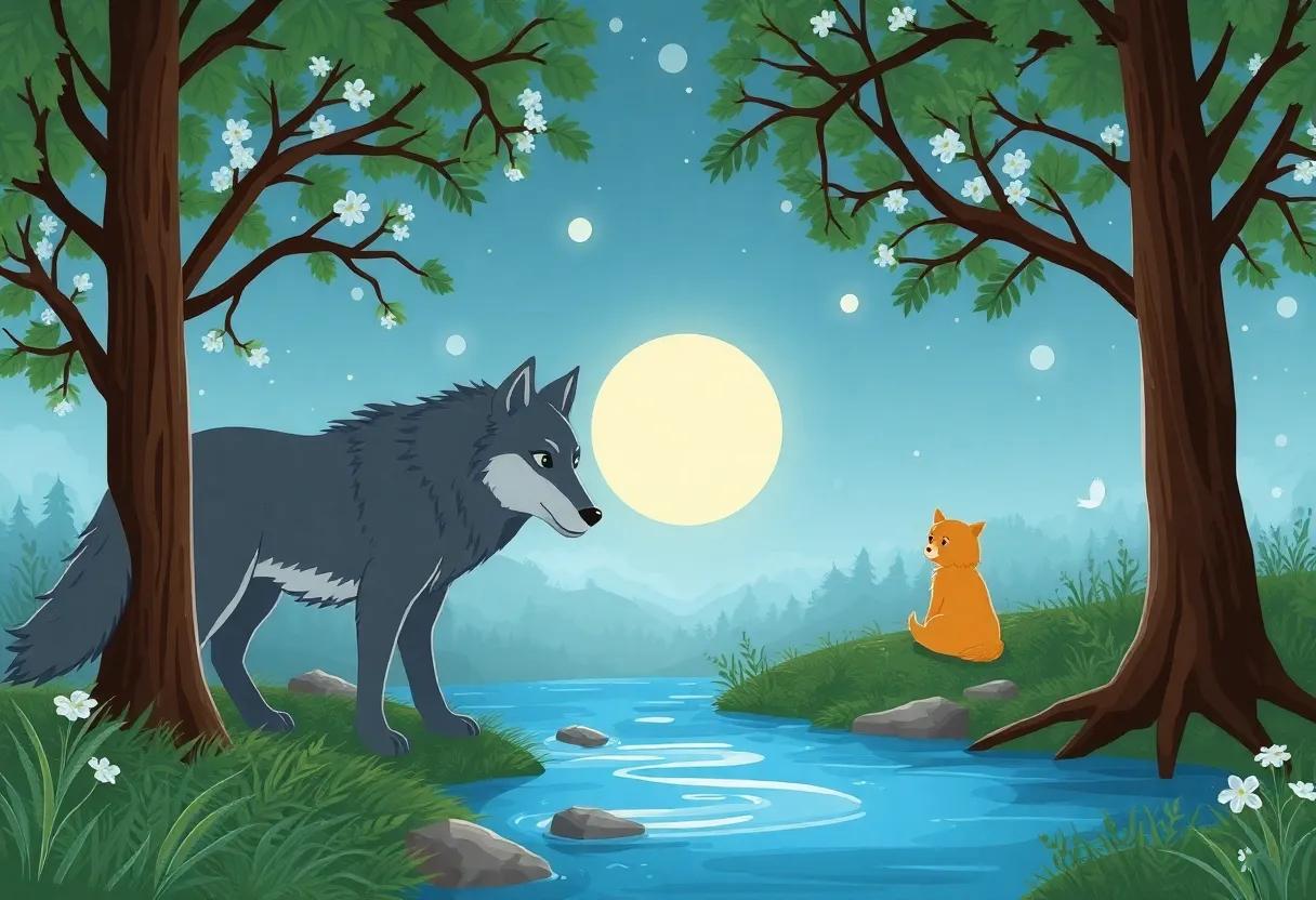 A Meeting‍ of ⁤Friends Under the silvery Trees