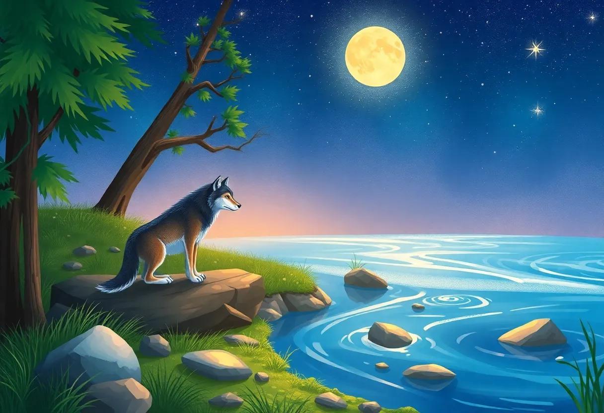 The Whispering ‌River's Magical Glow