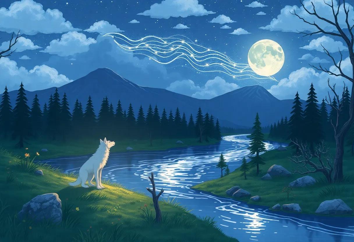 The silver River Reflecting Dreams and Destiny