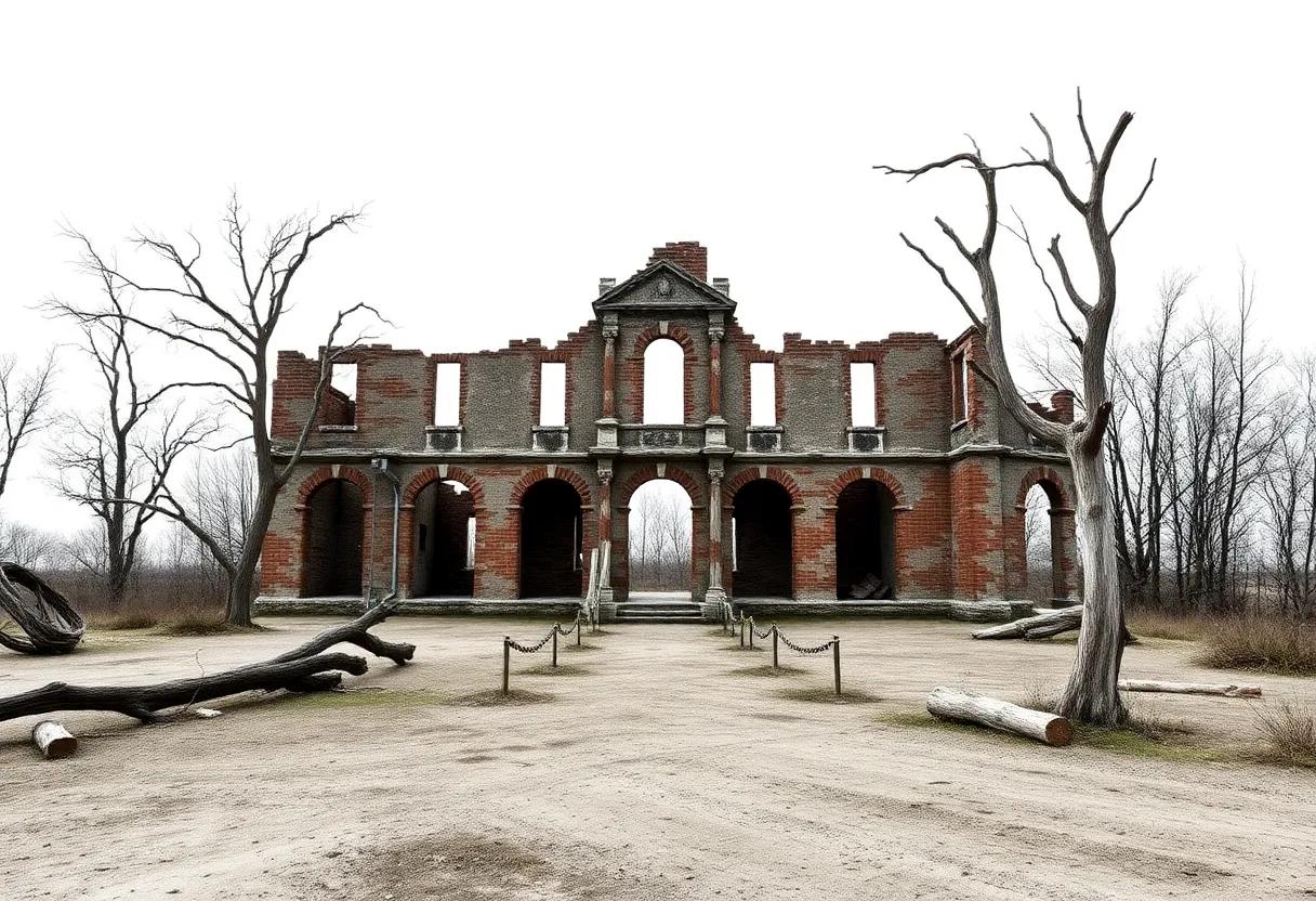the Symbolism of​ Decay and Ruin as⁢ Central Themes Reflecting the South's troubled⁤ History