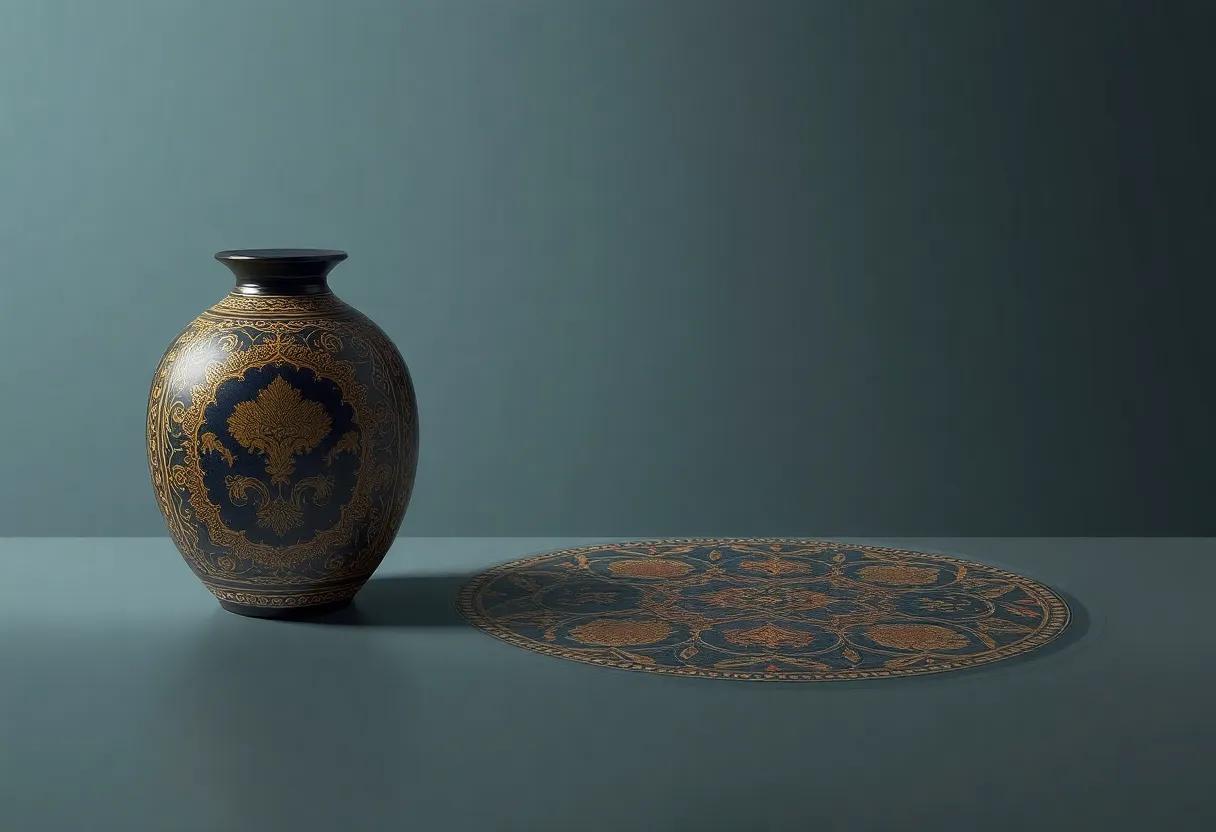 Exploring the Cultural Narratives Embedded in the Decorative Patterns of Persian Lacquerwork