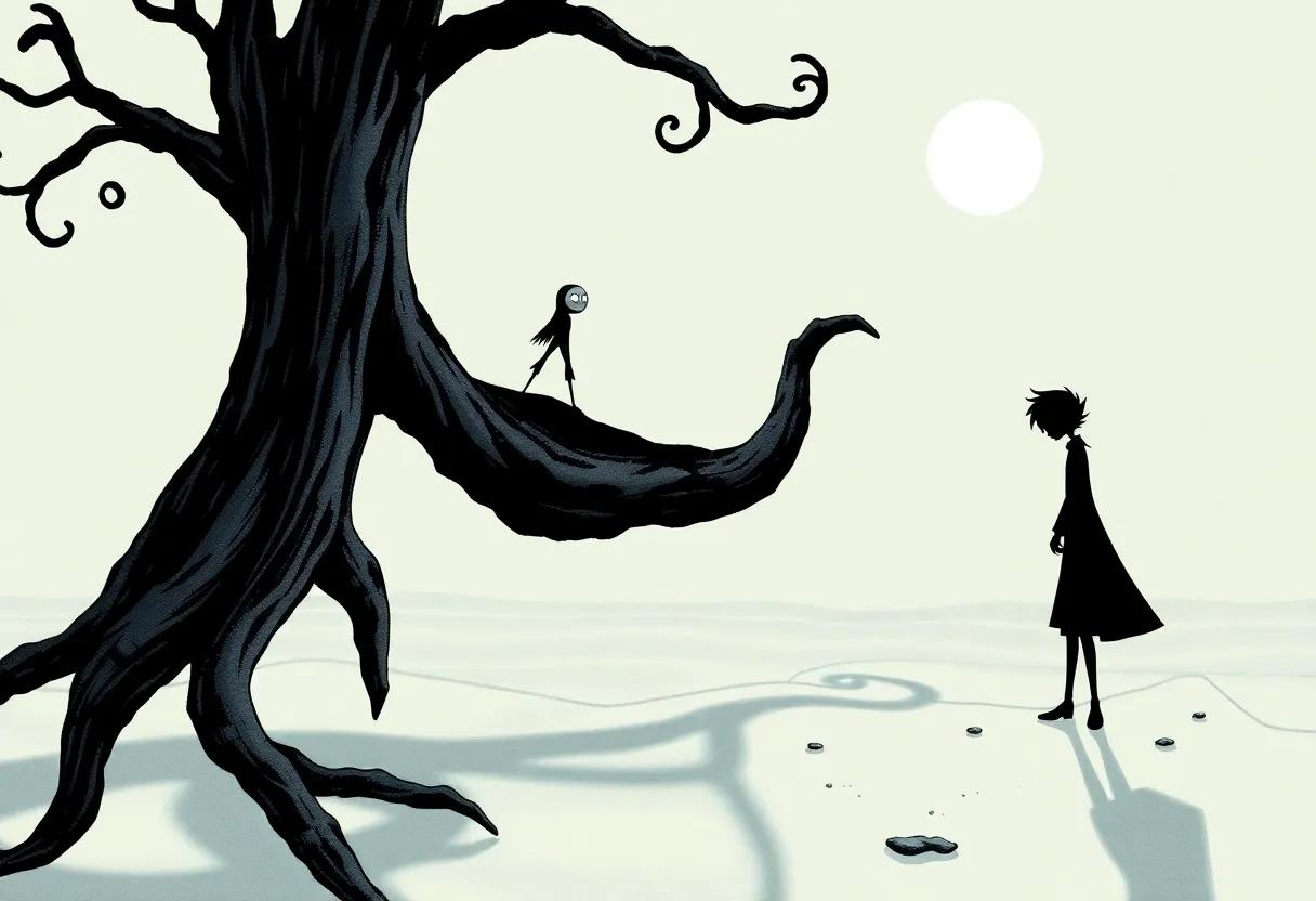 Analyzing Tim Burton's Visual Storytelling Through Vivid⁤ Character Illustrations and Gothic Aesthetics