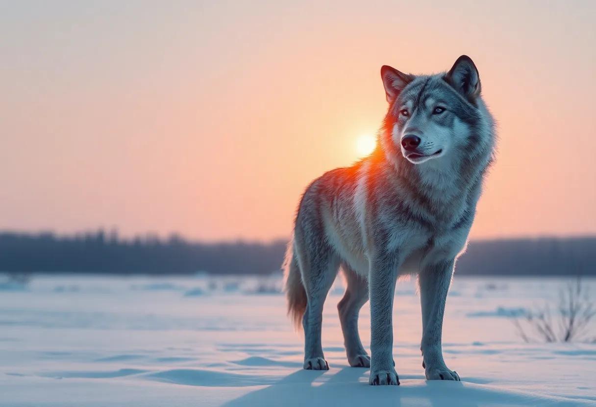 The Impact of Visual Descriptions on Readers' Understanding of Arctic Landscapes and Wolf Behavior