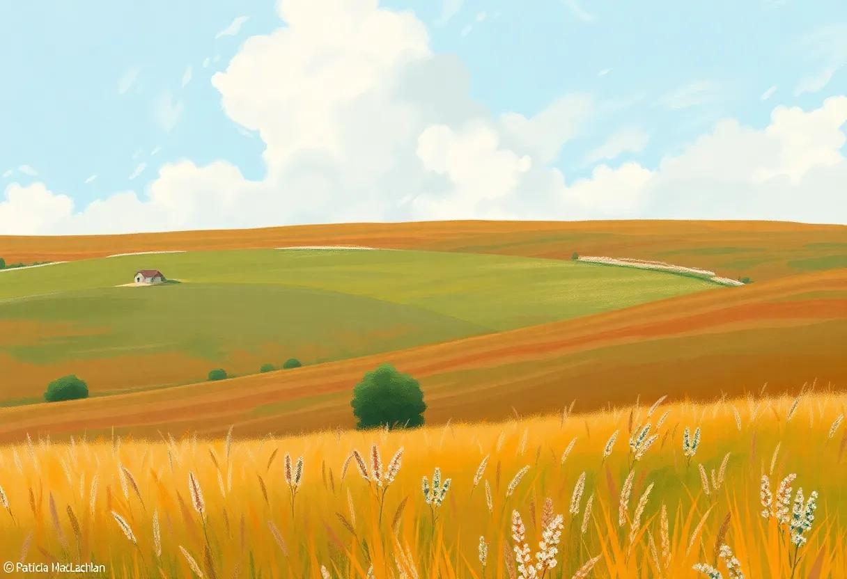 Exploring the Richly Painted prairie Landscape That Shapes the Story's Atmosphere and Mood