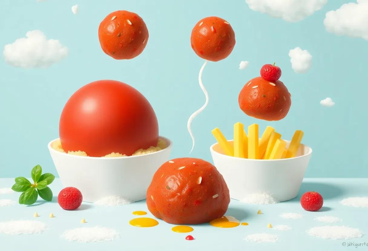 Exploring the Vivid and Playful Illustrations That Bring‌ the Whimsical Food Phenomena to Life with Color and Charm