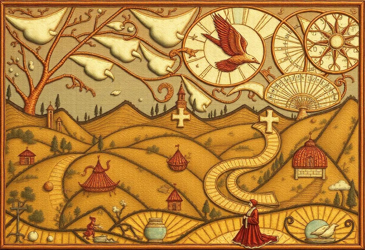 Worldbuilding evaluation focusing on cultural echoes and mapable motifs with recommended companion texts to deepen comparative reading