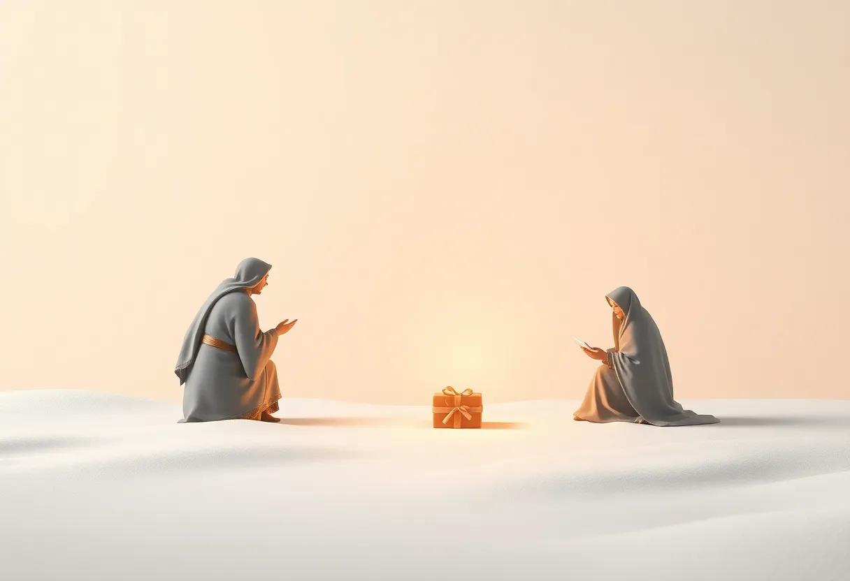 The Role of Irony in Shaping the Powerful Message of Mutual Giving and Selflessness