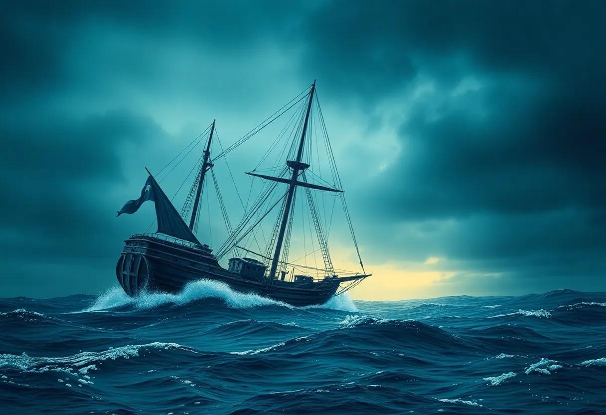 Capturing the Raw Power of the Sea and Human Endurance Through Vivid Narrative Imagery