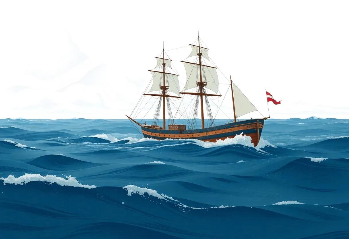 Illustrative Language and Scene Setting That Bring the 19th Century Maritime World to Life