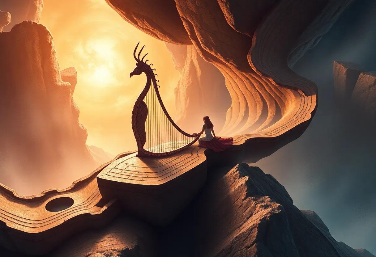 Thematic tapestry exploring how music memory and communal identity interlace within The Masterharper of Pern for new and returning readers