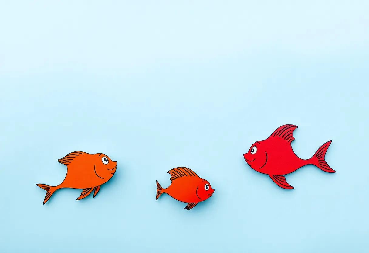 Ideal Age Groups and Settings Where One fish Two Fish Red Fish blue Fish Can ⁣Spark Joy and Learning
