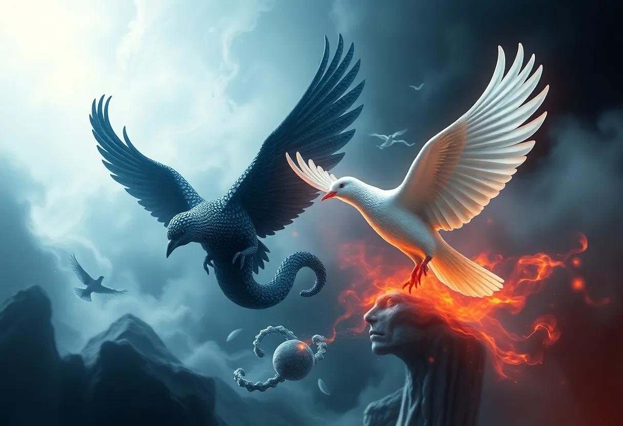 unpacking the Themes of Magic, Religion, and identity interwoven in the Story's Tense Atmosphere