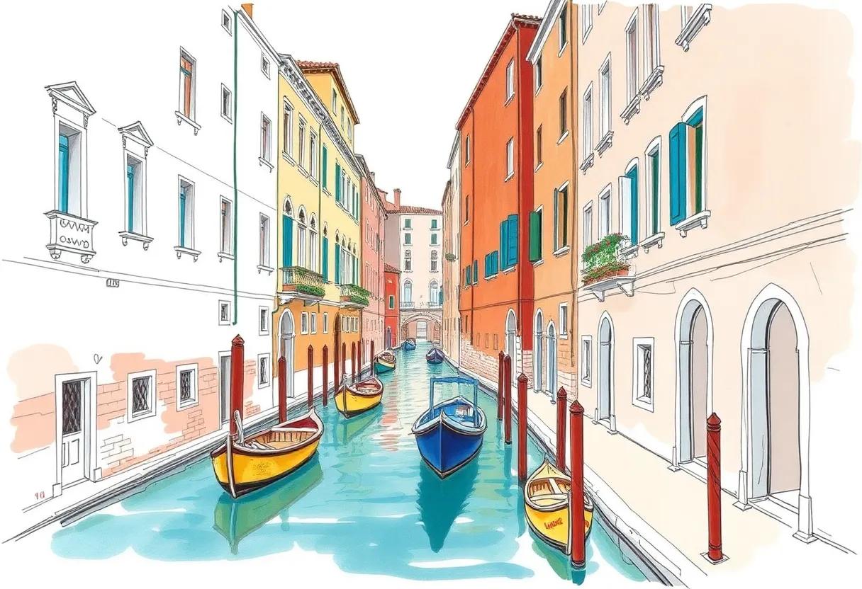 Exploring​ the Intricate Artwork that brings ⁢Venice's hidden Corners to Life Through Vibrant and ⁢Evocative Sketches