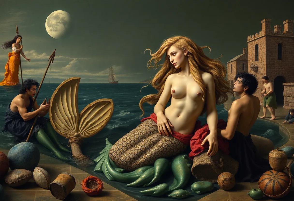 Characters as moral compasses examining the⁢ old ​mermaid figure the ⁤sailors and the townsfolk to reveal ethical currents and ‌contradictions