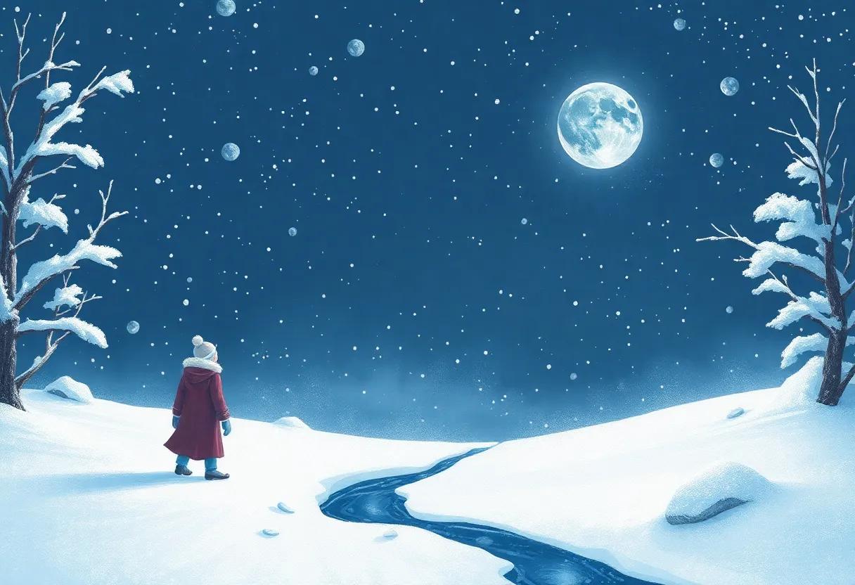 Exploring the Intricately Crafted Characters and Their Emotional Journeys Through a Magical Winter Landscape