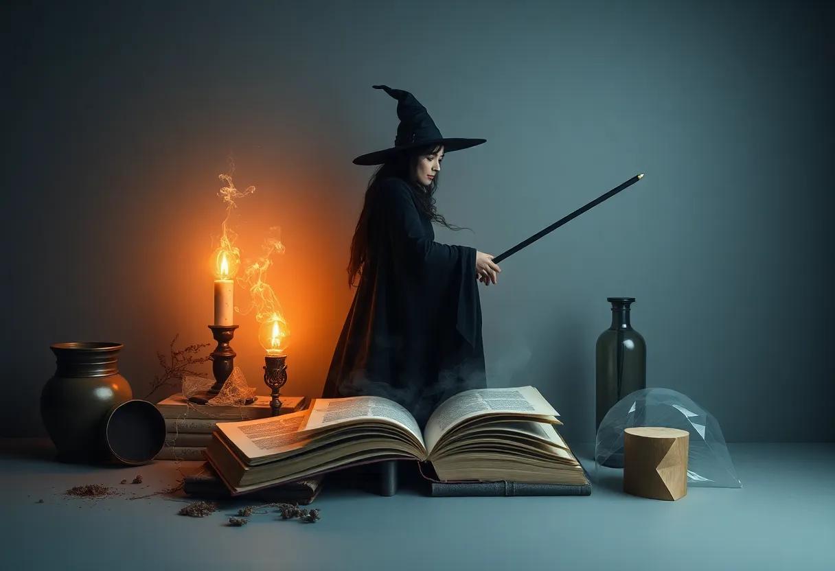 Magic⁣ feels lived in⁤ and messy⁤ with smoke stained books⁤ and splintered wands