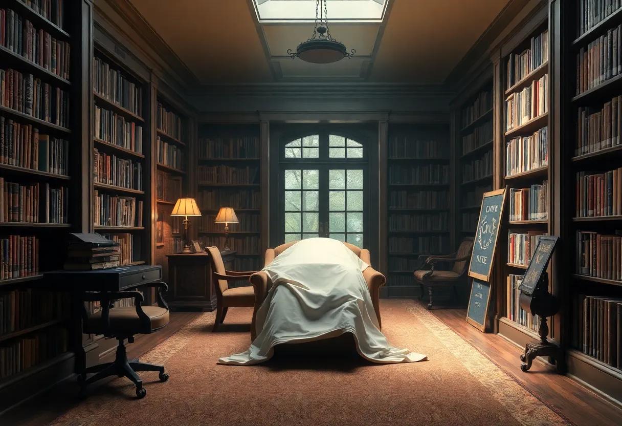 The unexpected corpse as a puzzle piece that upends polite household routines