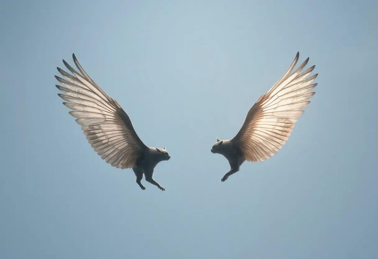 Pacing that balances quiet reflection with gentle bursts of winged flight‌ and play