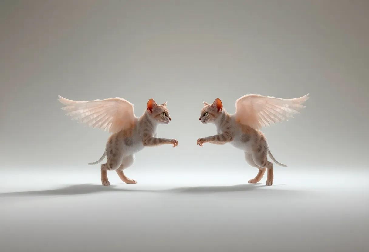 Themes of belonging and courage shown through tiny paws ‌and outstretched wings