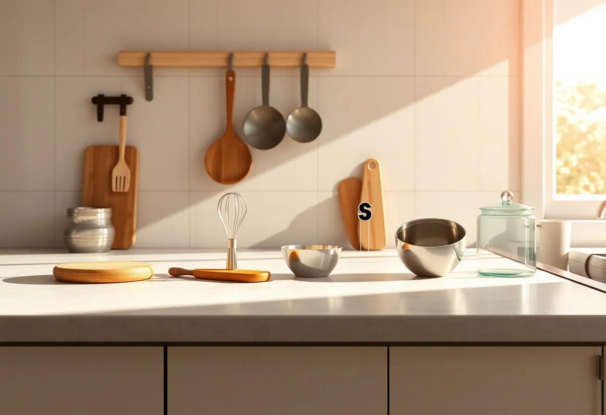 Practical tools explained like ​kitchen‌ utensils lined ‌up on a sunlit counter