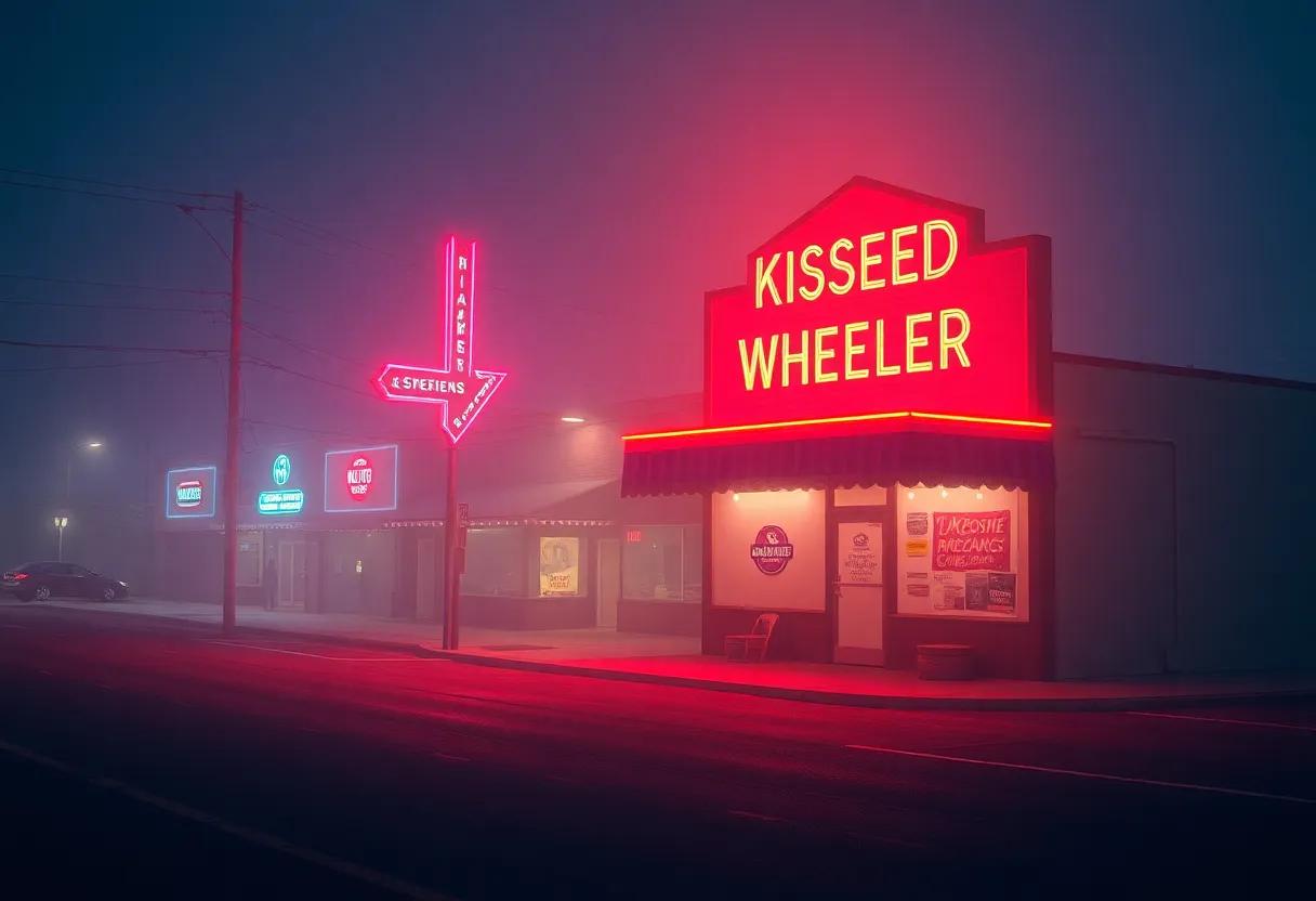 How the opening scene pulls you into a small town mystery under neon lights
