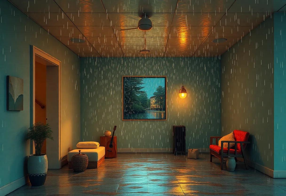 The sensory language that paints food small rooms and rain soaked streets in vivid detail