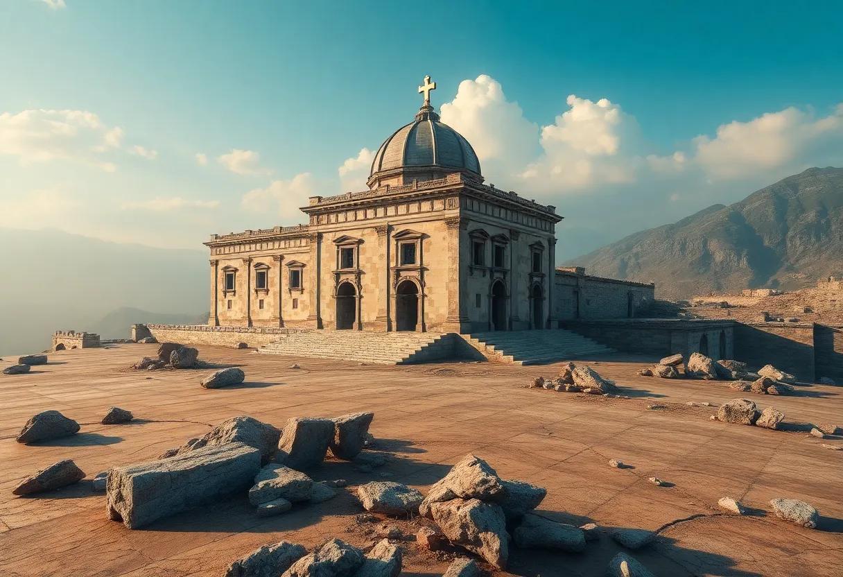 First steps into the puzzle of The Last Cato with crumbling monasteries and burned maps