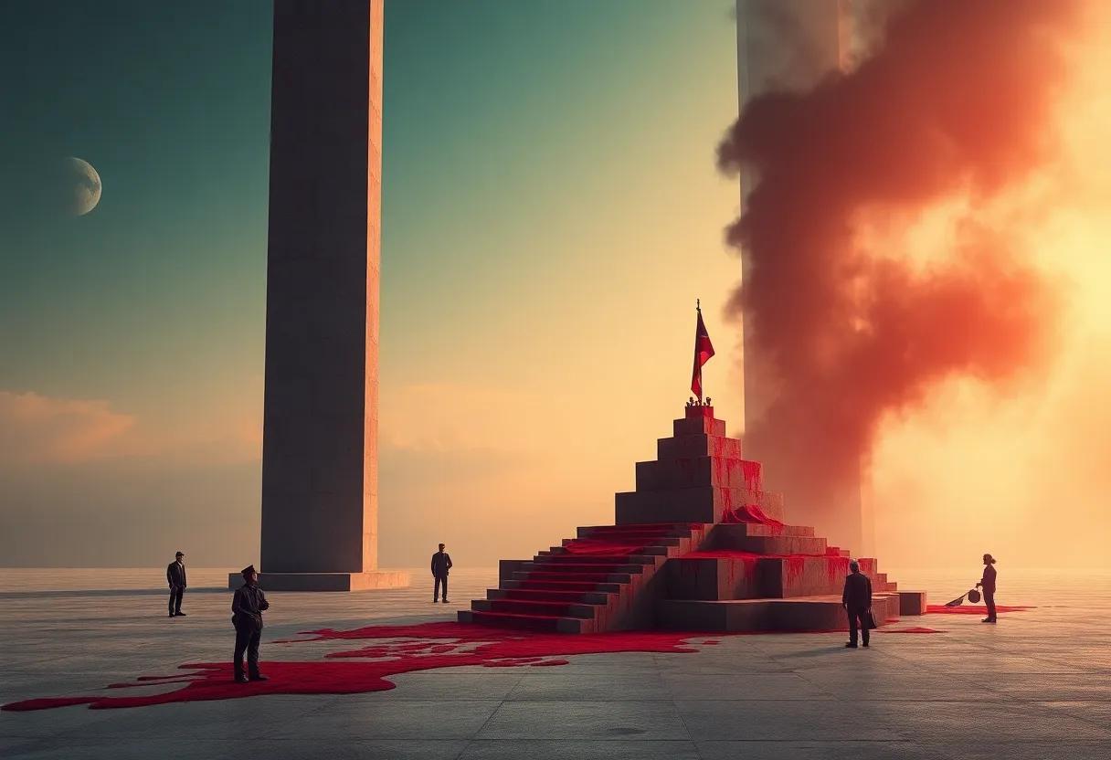 Historical echoes that give the dictator plot an uneasy mirror to real world fears