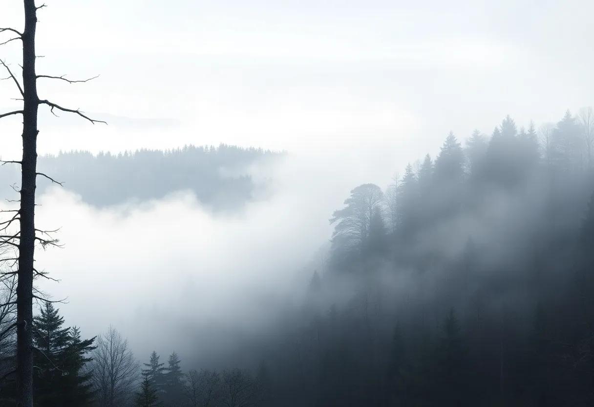 Language that breathes like the forest with short sharp lines and soft echoes