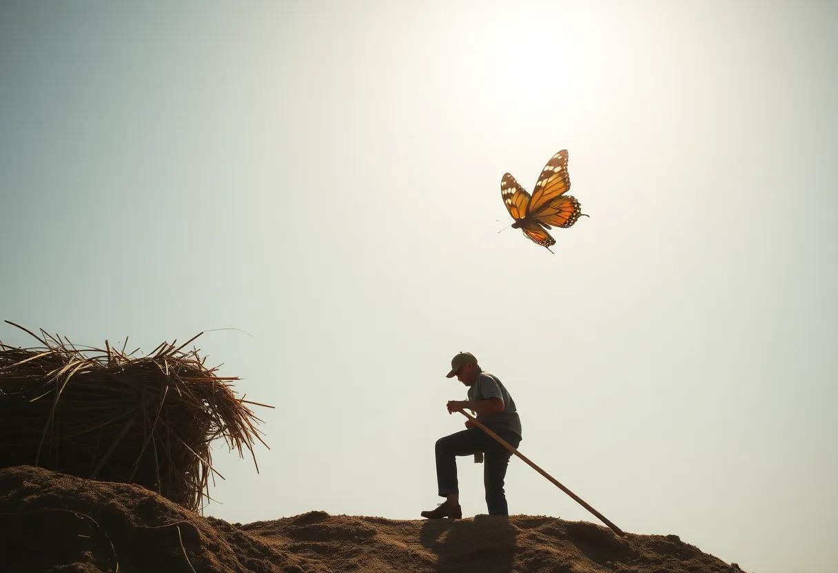 Rough handed work under a blazing sun that tests bodies and spirits alike