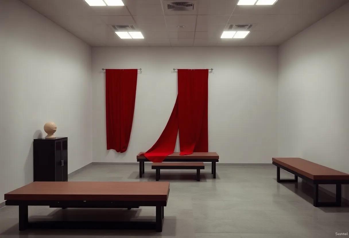 Dominika's training room where cold discipline turns into dangerous skill and ​allure