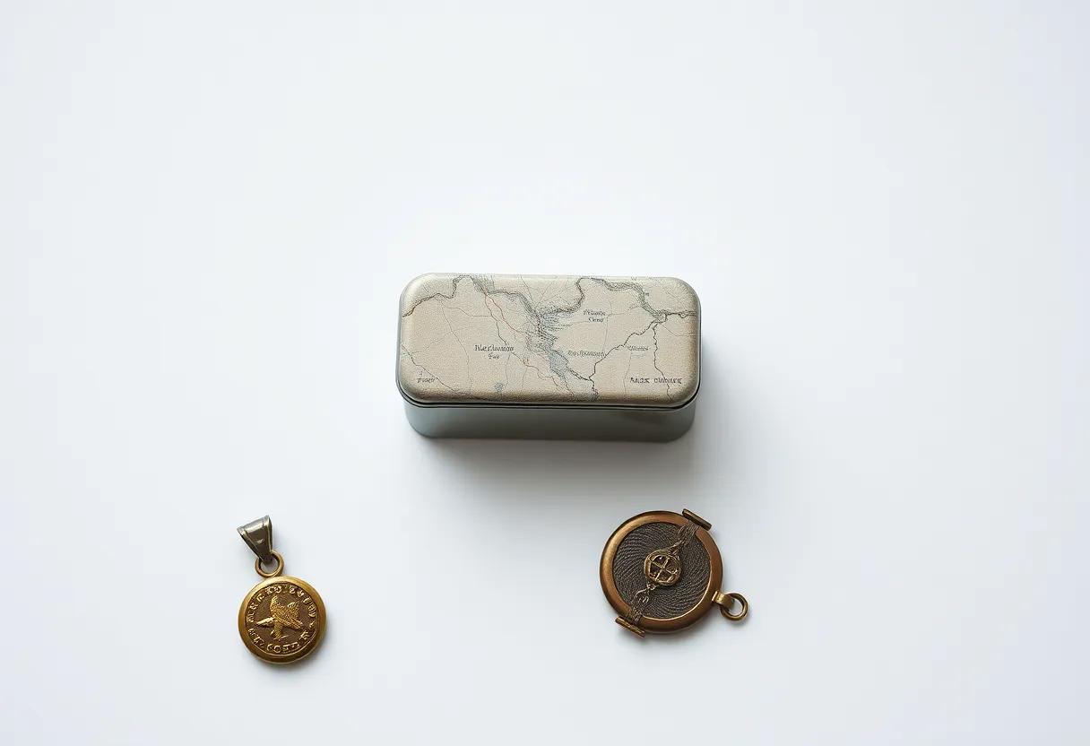 The quiet use of⁤ small objects like a tea tin a map and a chipped locket