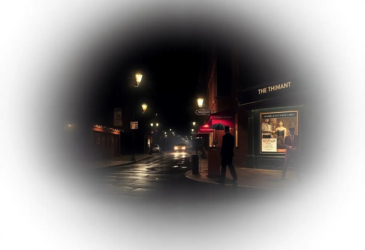 Cracked streetlamps wet‍ pavements and⁤ a smoky jazz club ⁤setting that breathes noir