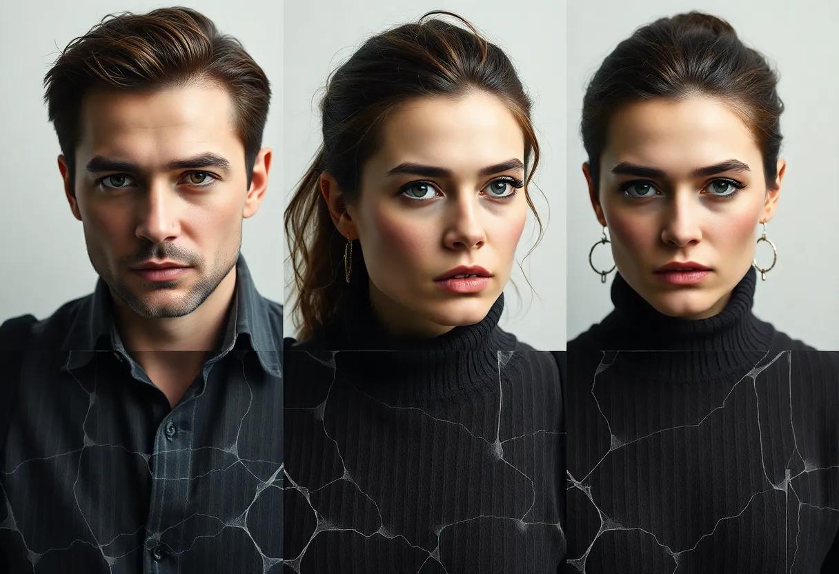 Complex characterization and fractured relationships reveal human fragility beneath the thriller surface in careful layered portraits