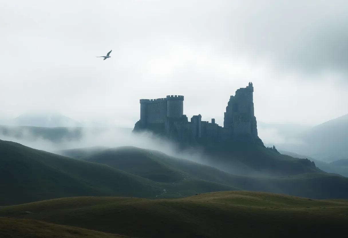 Misty fortresses and‌ rolling plains that bring Middle earth ⁤landscapes to⁣ life