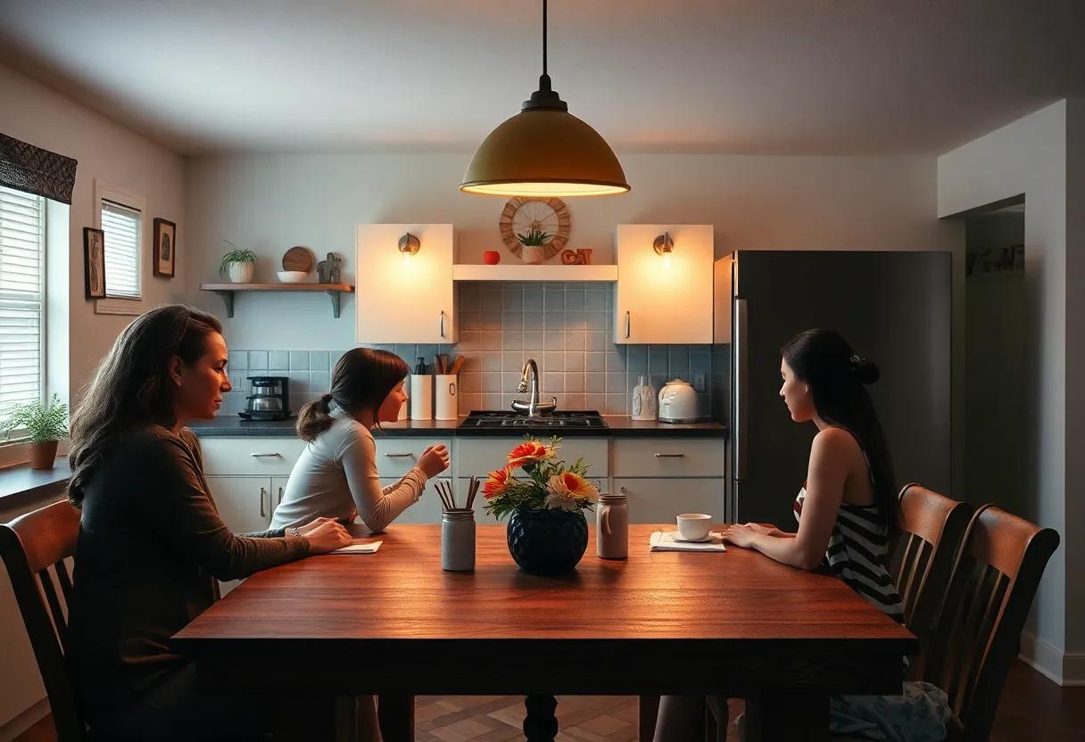 Family ties and​ stepfamily‍ questions shown ‍through kitchen ‍tables and late night talks